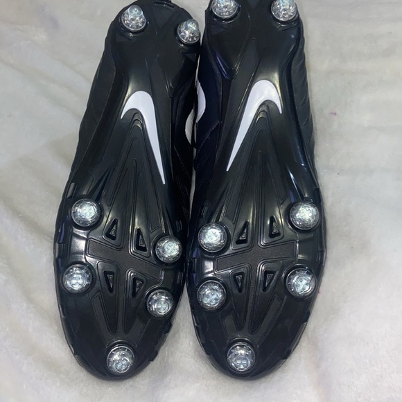 Nike Alpha Menace Pro Mid TD Size 13 Mens Black Football Cleats - Picture 2 of 6